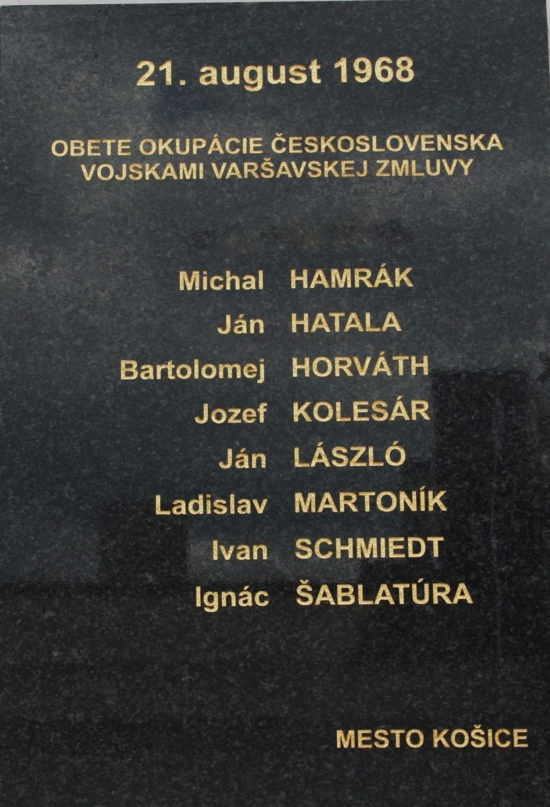 70 Obete okupácie 1968